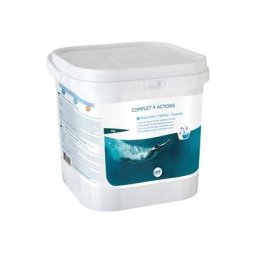 Gre Piscine - tampons piscine de 250 g total 4 actions 5 kg
