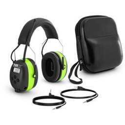 Casque anti bruit bluetooth avec microphone Écran lcd Batterie Vert - Vert