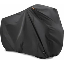 Housse vélo pour 2 Vélos, Housse de vélo étanche en nylon 190T avec protection contre la poussière,