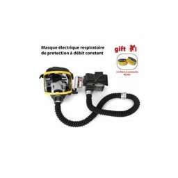 Kit Systè ME Masque Respiratoire à gaz Débit constant Electrique + 2x Filtres Chimiques de