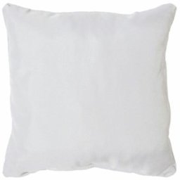 1001kdo Hygiene&beaute - Coussin passepoil 40 x 40 cm blanc essentiel