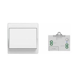 Interrupteur sans fil autoalimenté, sans pile, télécommande sans fil pour les lumières et appareils