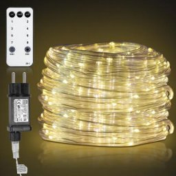 Tube lumineux led avec télécommande Extérieur/Intérieur Tube lumineux Intérieur Chaîne