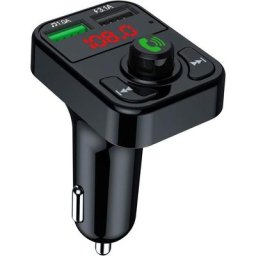 Transmetteur fm de Voiture Kit de Voiture Bluetooth Mains Libres Lecteur MP3 3.1A Charge Rapide
