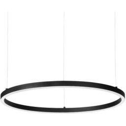 Oracle Slim dali Dimmable Round 70cm Plafonnier led Intégré Noir, 3000K - Ideal Lux