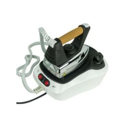 Trade Shop - Fer De Fer Avec Plaque En Acier Inoxydable Chaudière à Vapeur Continue Réglable 2300w -