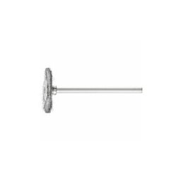 Mini brosse ronde rbu 2202/3 st 0,10 D22xl2xL6 mm acier d. de la tige 3 mm - Pferd
