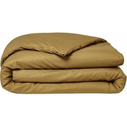 Housse de couette 100% coton bio ORGANIC - MARRON BRONZE 240X220