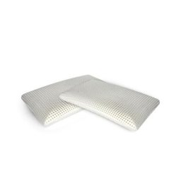 Talamo Italia Lot de 2 oreillers pour lit, 100% Made in Italy, Oreiller ergonomique savon en mousse