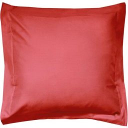 Taie d'oreiller uni 100% coton alto 80x80 cm - Orange Baie de goji