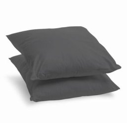 Le Duo d'oreillers déco gris - 60x60cm Bleu Calin