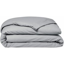 Housse de couette 100% coton bio organic - gris acier 140X200