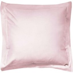 Taie d'oreiller uni 100% coton alto 80x80 cm - Rose Rosa