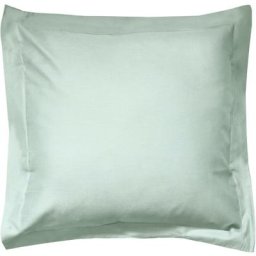 Taie d'oreiller uni 100% coton alto 80x80 cm - Vert Fleur d'amandier