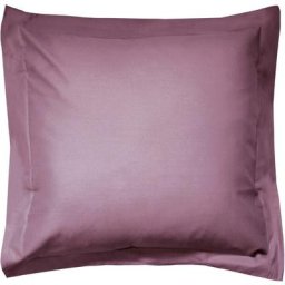 Taie d'oreiller uni 100% coton alto 80x80 cm - Violet Raisin