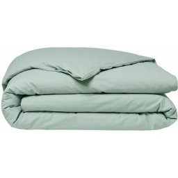 Housse de couette 100% coton bio organic - vert celadon 240X220