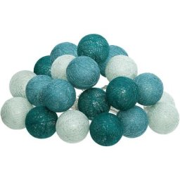 Guirlande led Palm 20 boules L435 cm Atmosphera créateur d'intérieur - Bleu