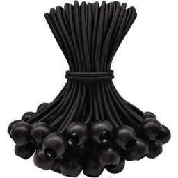 Tendeur Sandow, Lot de 30 Tendeurs de Bâche avec Boule Tendeurs en Caoutchouc Boucles de Tente en