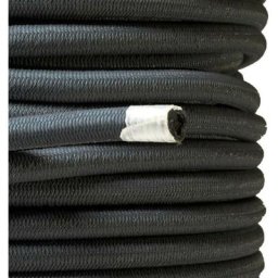 Sandow élastique noir professionnel 9mm (Rouleau de 15 mètres) - Anti-UV - Très résistant
