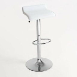 Tabourets de Cuisine - Tabouret Tim - Blanc - Blanc