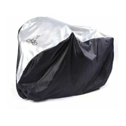 Housse Moto Noir Argent en 190x65x110cm