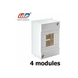 Mini coffret électrique IDE Couleur - Nombre de modules - Blanc - 4 modules -130x85x64mm