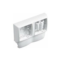 Cadre double appareillage saillie de legrand profondeur 12 PLW11822 - Planet Wattohm