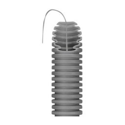 Gewiss - Gaine icta avec tire-fils gris foncé diamètre 16 mm DX20516R