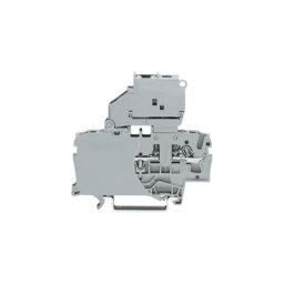 Wago - Bloc de jonction à fusibles 2002-1611 6.20 mm ressort de traction Affectation: l gris 1 pc(s)