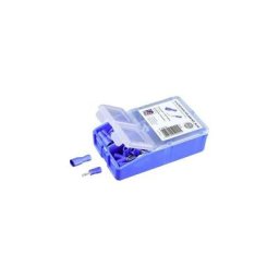 Tru Components - Assortiment de cosses à sertir 1.5 mm² 2.5 mm² bleu 140 pc(s) entièrement isolé