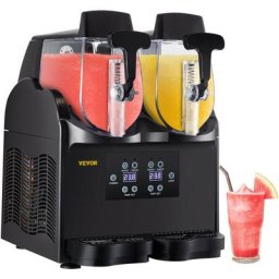 Machine a Granite 2 x 2,5 l Machine de Glace Fondue 37 x 33 x 40 cm Machine a Granitas 380 w