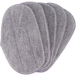 Lot de 5 Tampons de Remplacement en Microfibre pour Leifheit Balai Vapeur CleanTenso