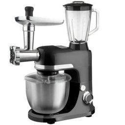 Robot Pâtissier Purelect SM29BF - Noir - Multifonctions - 1300W - Bol inox 5L - Vitesse variable