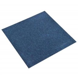 Vidaxl - Dalles de tapis de sol 20 pcs 5 m² 50x50 cm Bleu foncé Dark blue