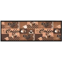Vidaxl - Tapis de cuisine lavable Marron café 60x300 cm coffee brown