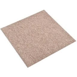 Vidaxl - Dalles de tapis de sol 20 pcs 5 m² 50x50 cm Beige Beige