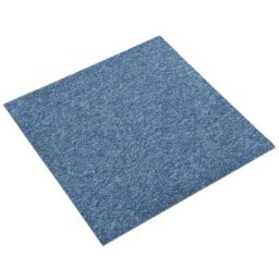Vidaxl - Dalles de tapis de sol 20 pcs 5 m² 50x50 cm Bleu Blue
