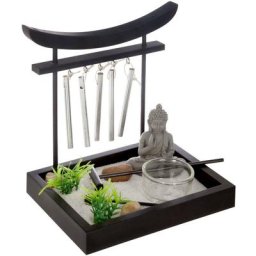 Atmosphera - Jardin zen avec grelots 15X12 cm l, 15 x l, 12 x H,16,5 cm Noi