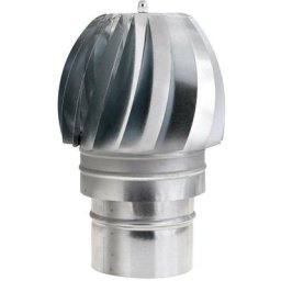 Chapeau Extracteur Galvanisé Pour Poêle 120 mm.