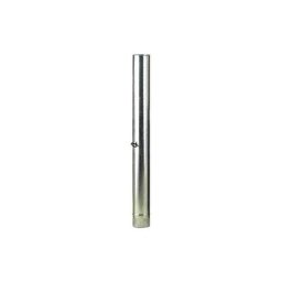 Tuyau de poêle en acier galvanisé ø 120 mm. Avec clé