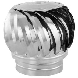 Ventilateur à turbine de toit métallique pour tuyaux de diamètre 160 mm