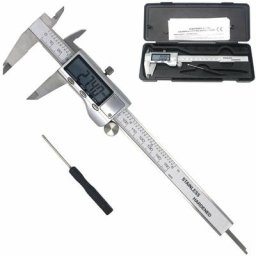 Costjj - Pied à coulisse numérique acier inoxydable 150mm / 6"" écran lcd boîte incluse