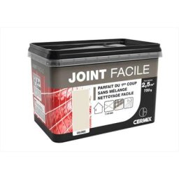 CERMIX Joint pâte tout type de carrelage et mosaïque, ivoire, 2.5M²