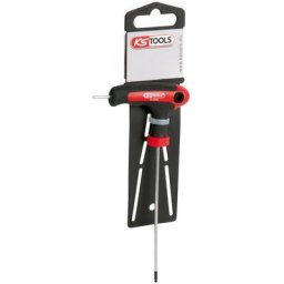 Kstools - Clés mâles 6 pans à tête sphérique à poignée en t - sur carte 4 mm
