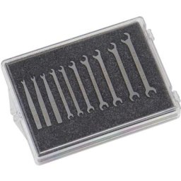 Donau Elektronik - 980-SET Micro-Maulschlüssel-Set 10-tlg. 1-4 mm Micro-clé plate 10 pièces 1 - 4 mm