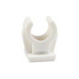 Clip polypropylène simple avec insert en laiton M6 Clip polypropylène simple avec insert en laiton