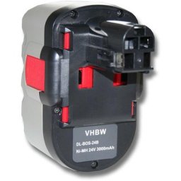 Vhbw - NiMH batterie 3000mAh (24V) pour outil électrique outil Powertools Tools Bosch 52324,