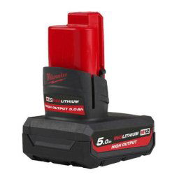 Batterie 12V Li-Ion 5,0 Ah high output M12 HB5 Milwaukee 4932480165