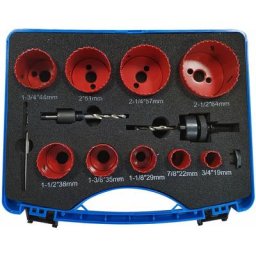 Scie cloche bi-metal coffret de 12 pieces
