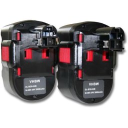 2x NiMH batterie 3000mAh pour outil électrique outil Powertools Tools comme Bosch 2607335561,